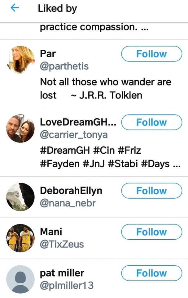 graysonpink's tweet image. That’s not you’re name?!? On this hate tweet tagging Steve?!? Pretty sure that’s you🤔 You are @carrier_tonya are you not?!? This is full on...Steve Burton tagged hate and YOU are full on liking the post. 🤷‍♀️#KillyWithHypocrisy #GH