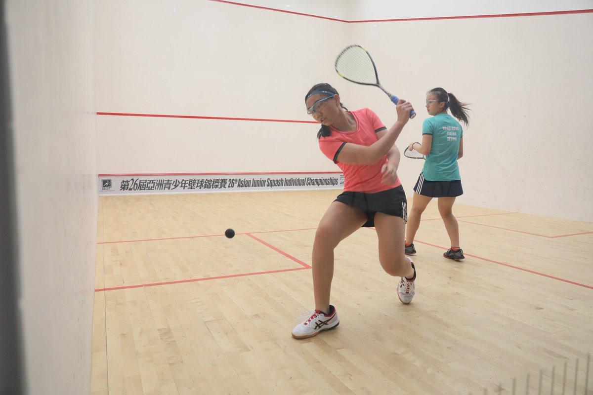 #asianjuniorchampionships2019 GU17 SF

Chan Sin Yuk (HKG)  bt Wong Po Yui (HKG) 2,7,7 (21mins)