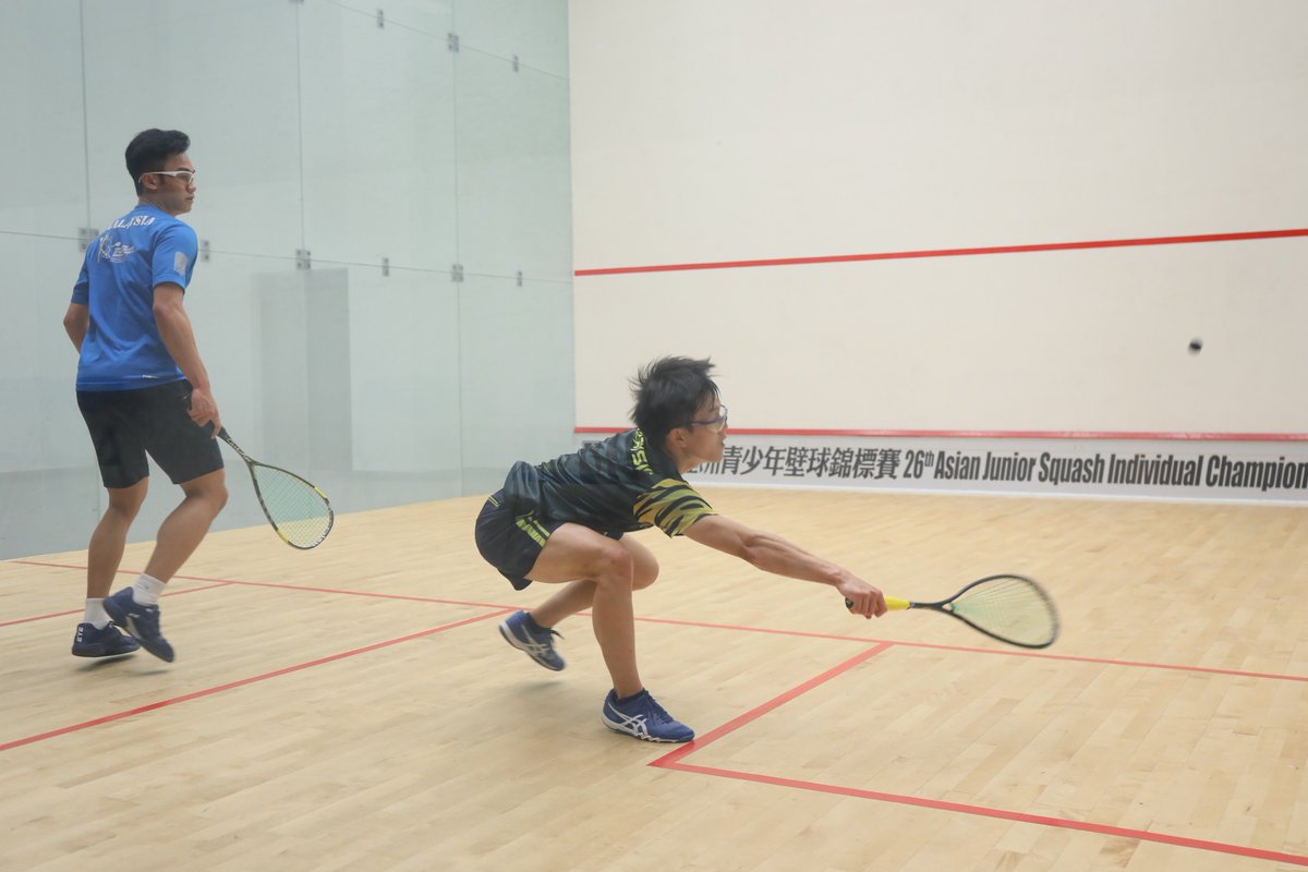 #asianjuniorchampionships2019 BU17 SF

 Nathan Kueh Tze Bing(MAS) bt Duncan Lee Yung Yii (MAS) (8),(8),4,9,3 (46mins)