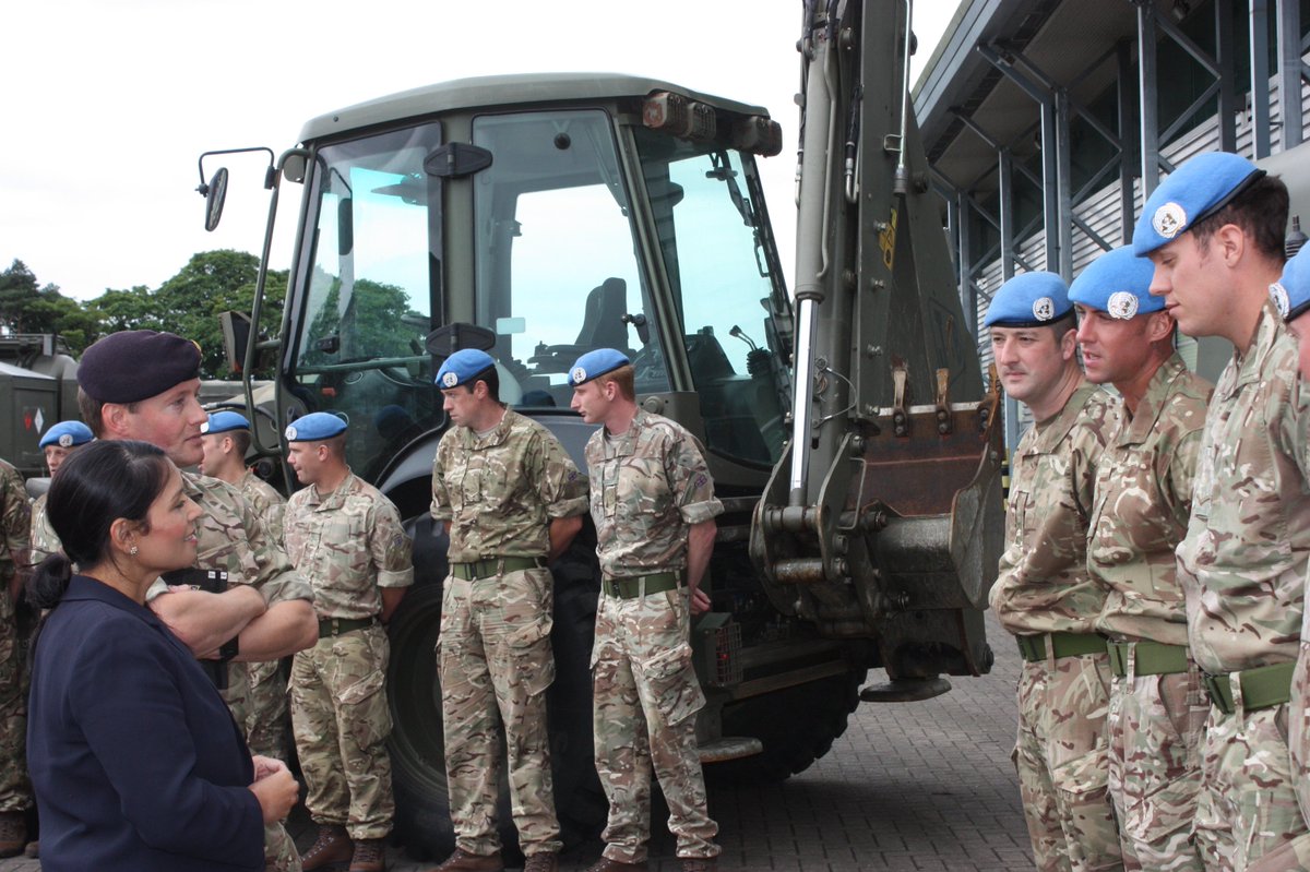 pritipatel's tweet photo. Today we remember and give thanks to our Armed Forces past, present and future. We are thankful for their dedication, professionalism and commitment to our country.  https://t.co/Ru5RCLzkpI  #ArmedForcesDay https://t.co/IbJfDZz7wC