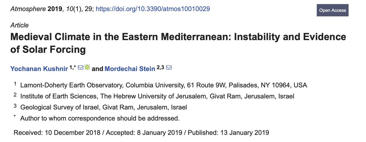 WWeijari's tweet image. Tweet 2/2

Interesting read about #solarforcing in #climatechange #climatevariability

doi.org/10.3390/atmos1…