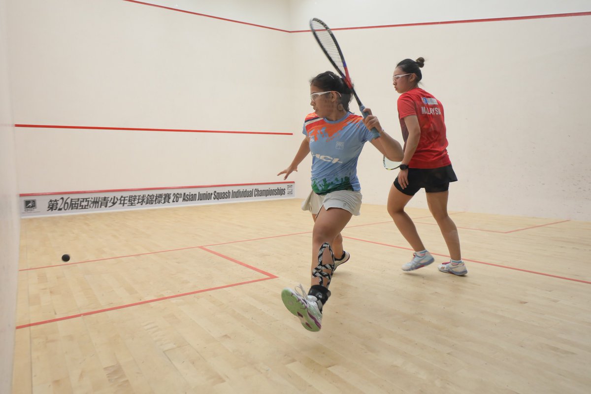 #asianjuniorchampionships2019 GU19 SF

 Chan Yi Wen (MAS) bt Anrie Sanya Vats (IND) 6,7,4 (26mins)