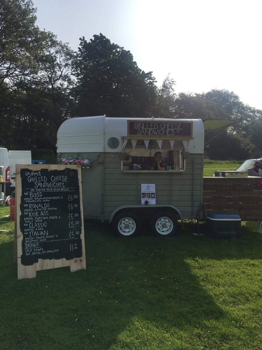 Sun is shining and we are set up and ready to go #TodmordenShow