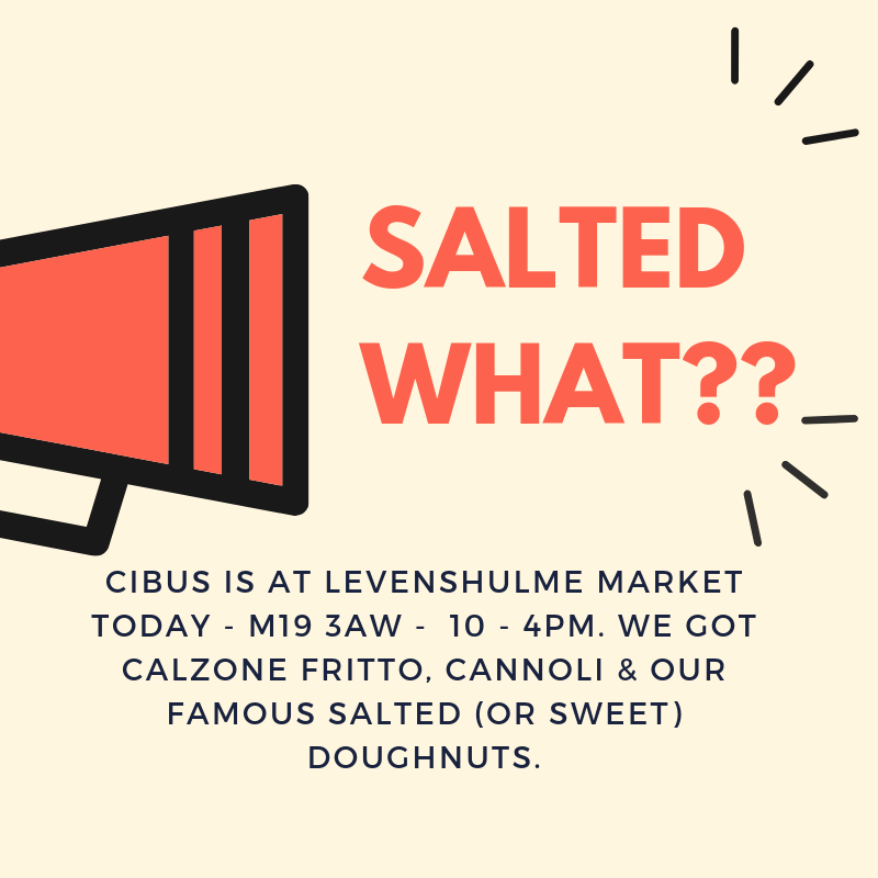 cibuspizza's tweet photo. Some of the Cibus crew are in Italy enjoying the sun for a few more days...others are @levymarket today also enjoying the sun and serving our  game-changing #SaltedDoughnuts #CalzoneFritto #Cannoli  #Levenshulme #Manchester #Venice  #GetCibusy https://t.co/mqYs9f3Rva