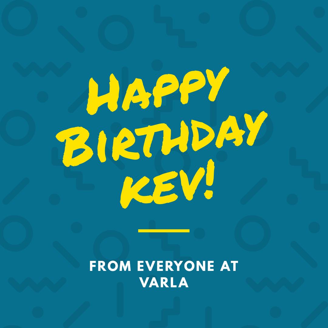 Happy Birthday to Kev, our Contracts Manager. We hope you have a lovely day! From everyone at Varla!
.
.
#happybirthday #birthdaywishes