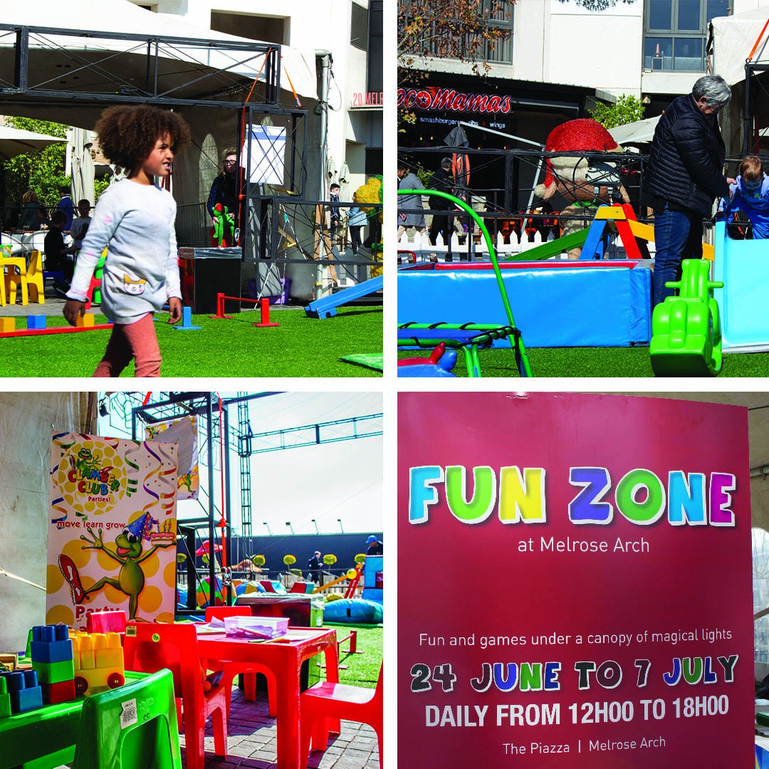 MelroseArch's tweet photo. Psst! Head to the Piazza for a day filled with excitement at the Fun Zone at Melrose Arch with the Clamber Club.
.
#MelroseArch #Live #Work #Play #MAKids #FunZone #SchoolHolidays #ClamberClub https://t.co/fIYG5rGE5R