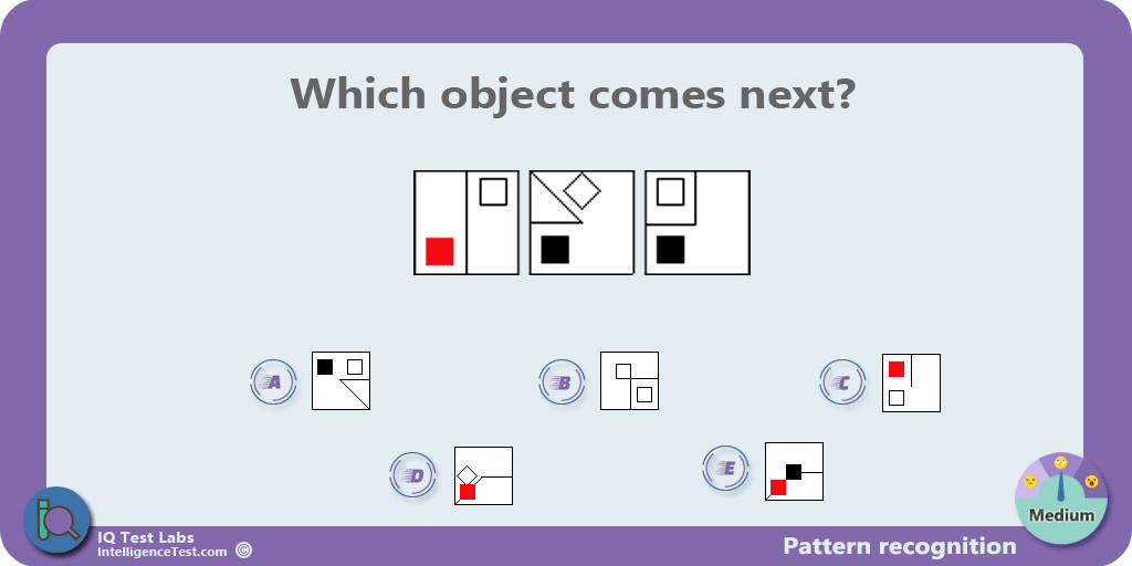 IQTestLabs's tweet image. Which object comes next in this series?
intelligencetest.com/questions/patt…
#iqtest #pattern_recognition #practice_questions
