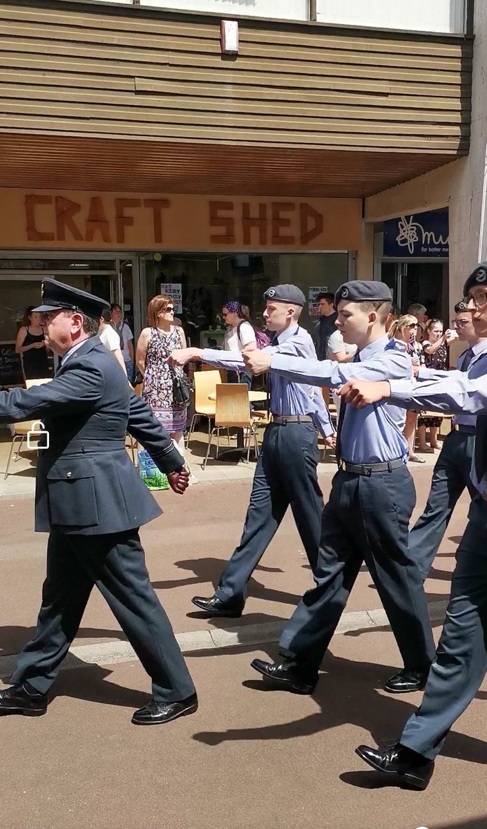 The Craft Shed watched the Armed Forces Day Parade 2019 in #basildon #ArmedForcesDay #craft #coffee #latte #family #community