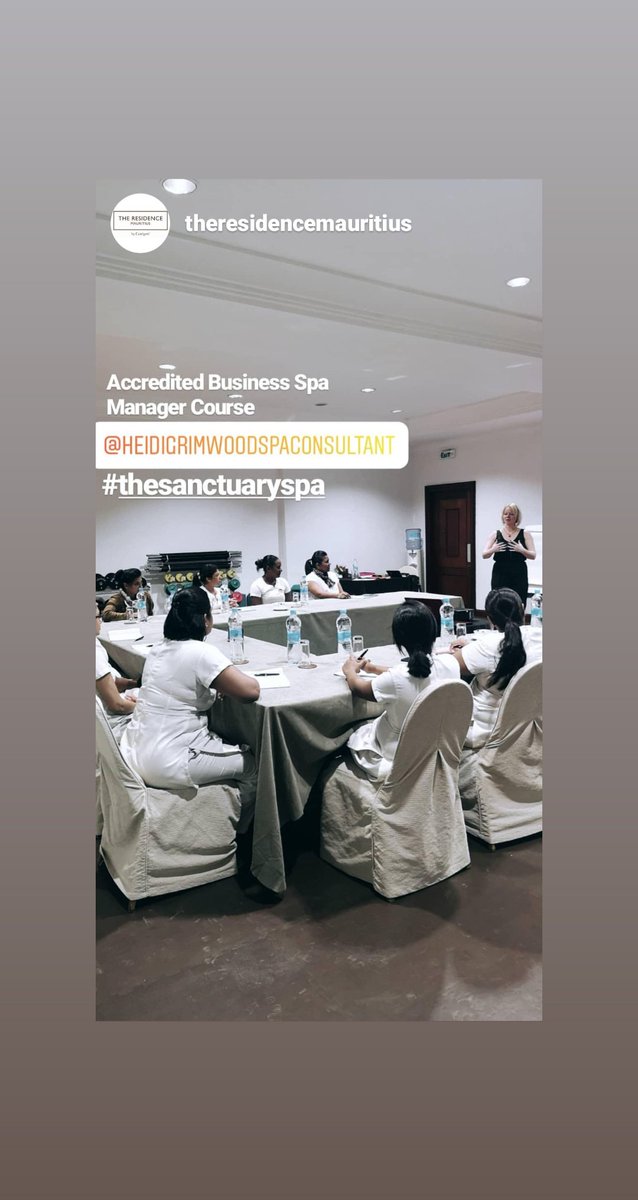 If all teams could have as much passion &amp; energy as these ladies, the spa world would be a much better place. Thank you for making my job an absolute joy. wonderful day working on the guest experience, retail sales &amp; upselling. Creating the ultimate guest journey #mauritius