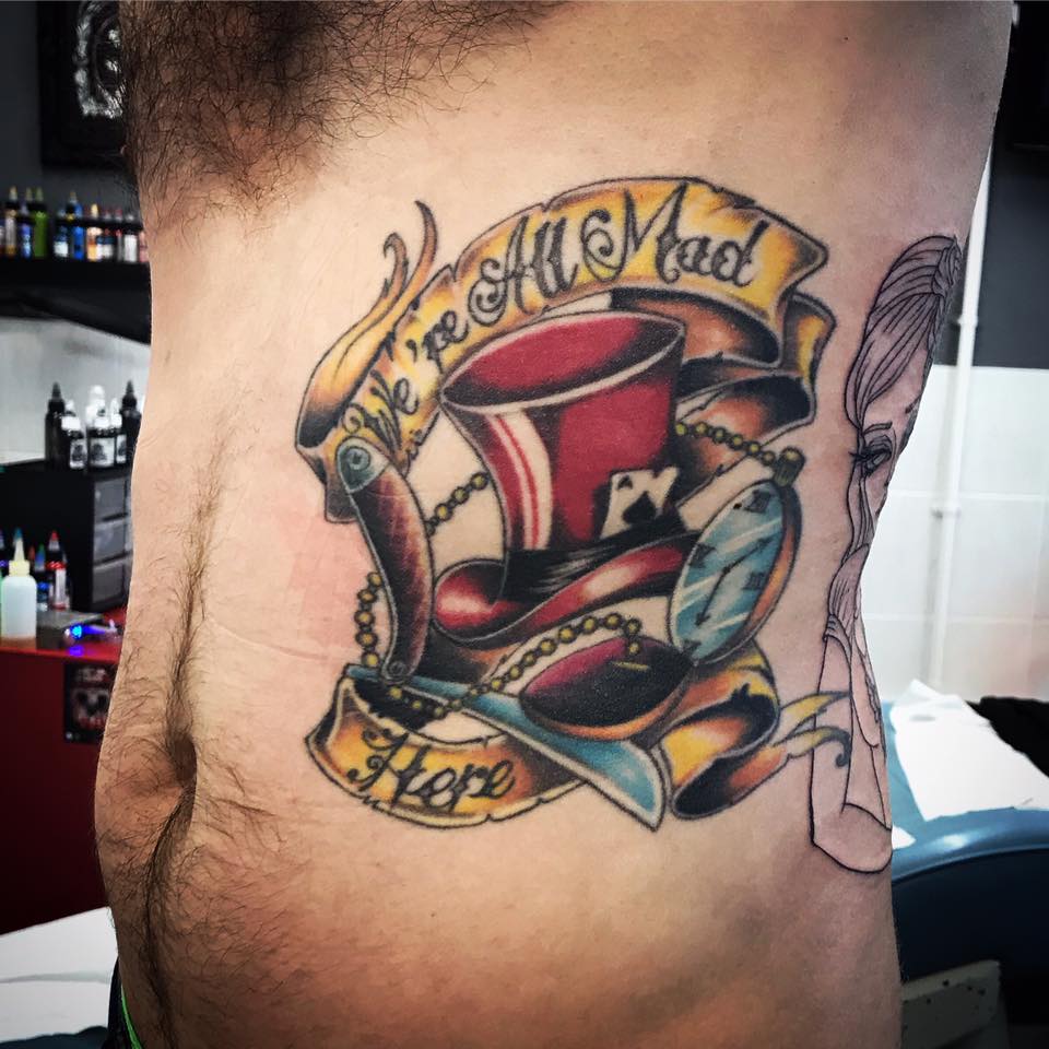 TheRealNoodle01's tweet photo. One of My Tattoos i got from the best Tattooists ever Cammy Deadleaves, Check out her FB page at https://t.co/APwVtlLiGf (Ignore the super ugly hair 😑)
#tattoo #tattooed #tattooartist #AliceInWonderland #YouTube #Youtuber https://t.co/FByw9DkMHp