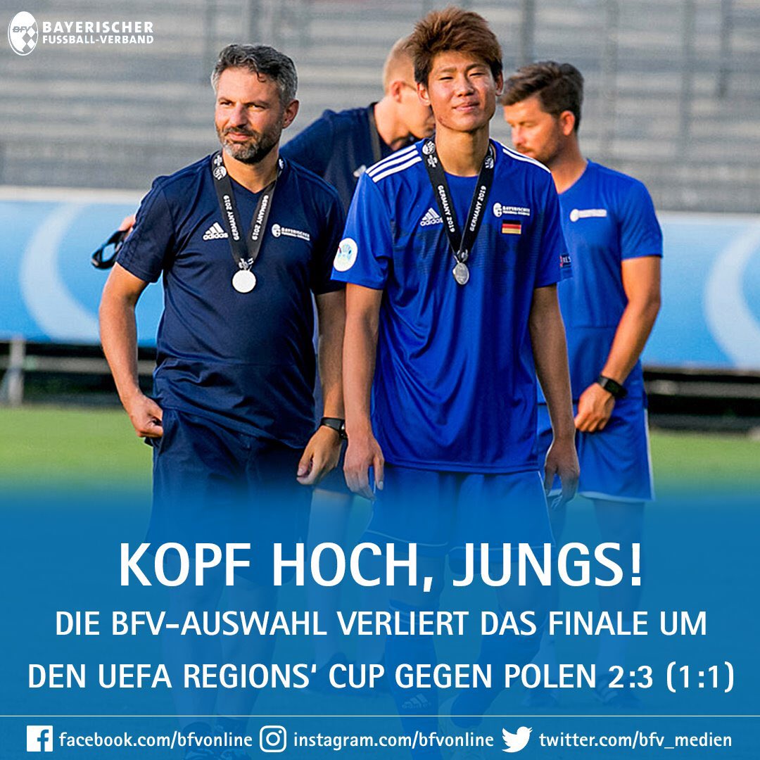 CGuendisch's tweet image. Gratulation an die Jungs zum 2ten Platz beim #UEFA #RegionsCup 2018/19 ! ⚽️🥈👍😀@UEFAcom @BFV_Medien #fussball #bfv #dfb #regionalliga #bayernliga #europacup