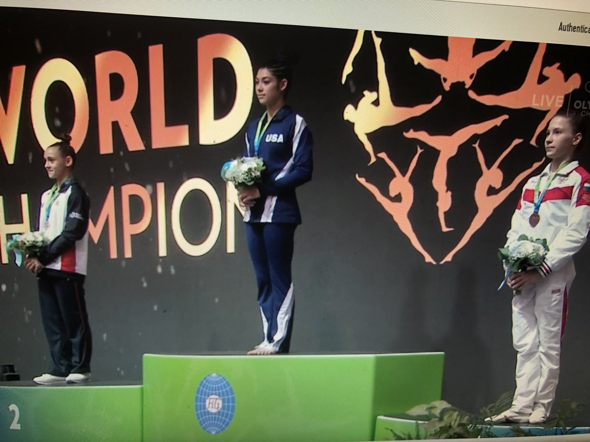 🥇Kayla dicello 
🥈Jennifer gadirova
🥉valda urazova