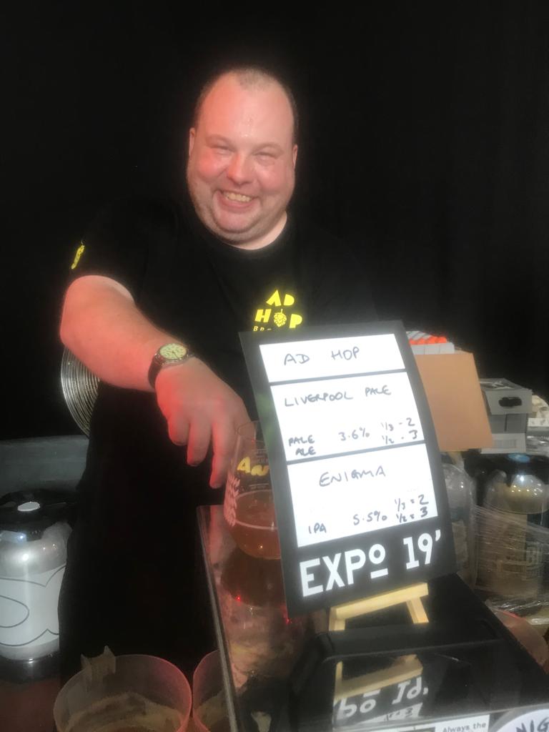 AdHopBrewing's tweet image. Looks like Andy is enjoying himself at the Craft Beer Expo! @LivBeerWeek @LivBeerCo