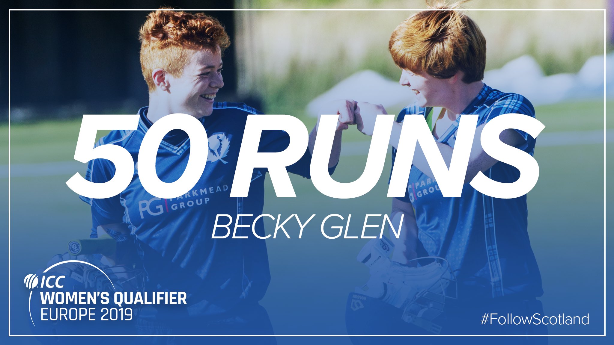 Cricket Scotland on Twitter: "5️⃣0️⃣ for Becky Glen! 👀 Stream link: https://t.co/Knzr54zBQh #FollowScotland 🏴… "