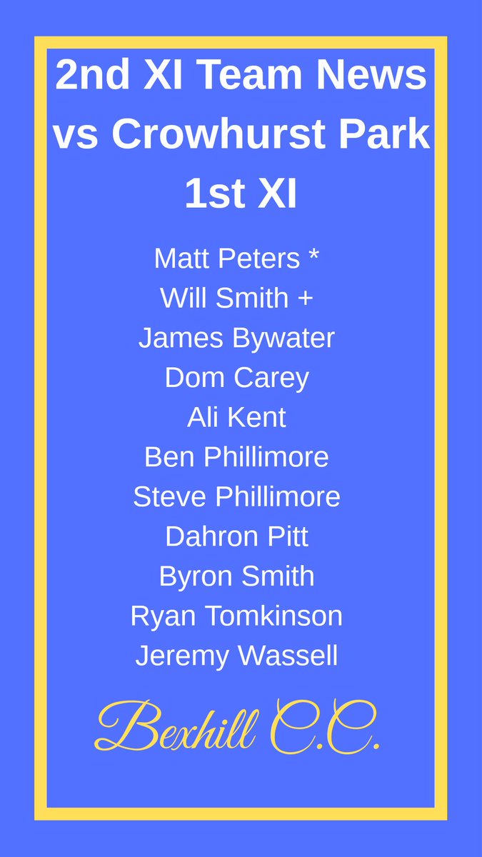 Bexhill Cricket Club tweet media