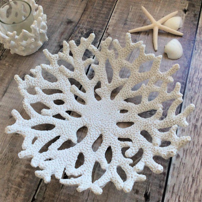 thecontemphome's tweet photo. Did you know that coral reefs house 25% of all marine life 🐠 Unfortunately our coral decorative dishes don't come with a friendly fish but they will create a beautiful nautical inspired centerpiece #SaturdayStyle #NauticalTrends https://t.co/EuoxshAXSo https://t.co/LRDXFCCOJs