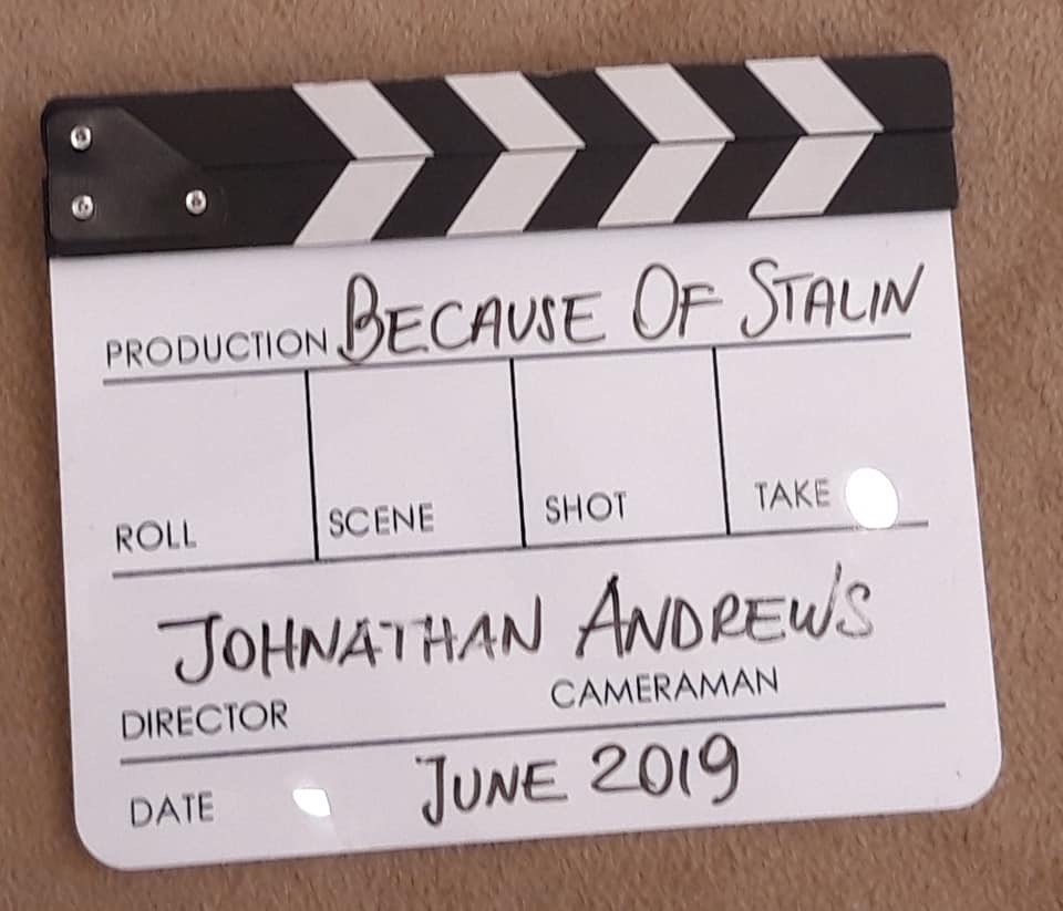 It was great to meet Johnathan Andrews, a film director from South Arica, who has been working on a new film ‘Because of Stalin’. The main character Mordechai Perlov is a Lithuanian Jew who was deported by the Soviets in 1941.