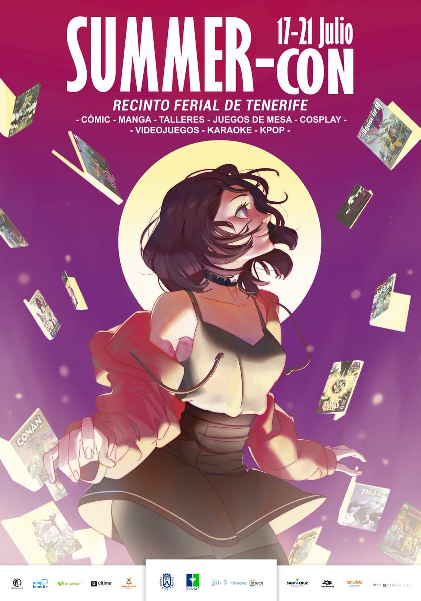 PCTTenerife's tweet photo. 🔉¡Los estabas esperando! Te presentamos los carteles de #TLP2019 y #TLPSummerCon, obras de la diseñadora Cristina Cano y del ilustrador @FF69x 🔝
¡Comienza la cuenta atrás #teleperos y #teleperas! 👏 https://t.co/fCTgdEp4Mp