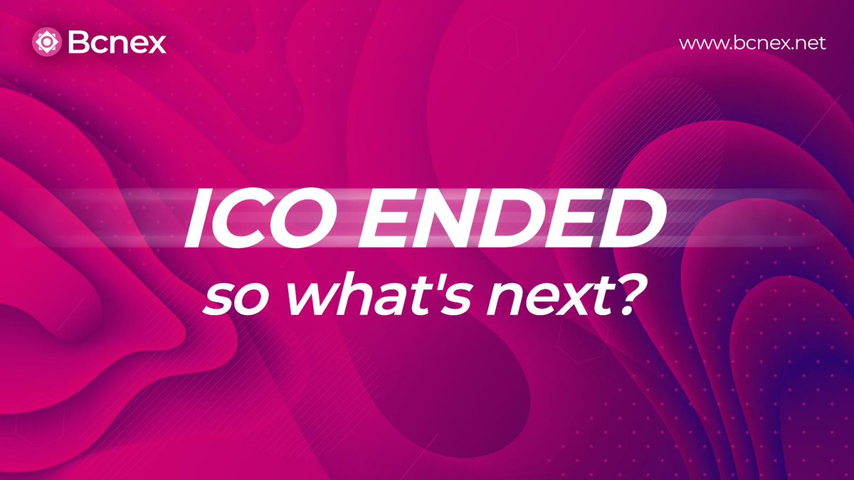 🗣️ We will start deploying many programs and features soon as: listing/voting coin/token, airdrop/bounty for summer, local/global ambassador, community sponsored and many more…

👉 medium.com/@bcnex/bcnex-i…

#Bcnex #IcoEnded #WhatisNext #Thankyou