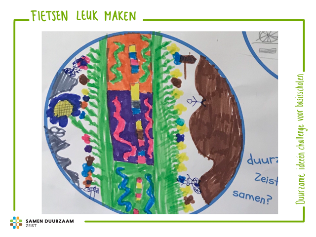 SamenDuurzZeist's tweet photo. Hoe kunnen je fietsen leuk maken? Door bijvoorbeeld gekleurde bloemen langs het fietspad of door een hobbelige weg te maken om meer plezier en uitdaging te hebben? 🤔
Hoe zou een fietspad voor jou er uit moeten zien om meer te gaan fietsen?
#duurzameideeënchallenge #SDZ #Zeist https://t.co/vKuIKiaQNQ