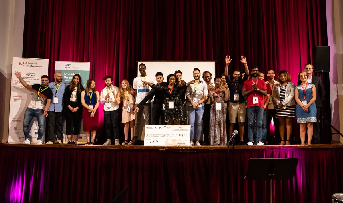 ZACHARIE2018's tweet photo. Prix coup de cœur grand public @ salon Innovation engagée le 27 Juin @I_Engage92 et @PEPITE_PON . Cinq prix ont été décernés. Félicitations à CityTri, vivreenehpad, @wannateam_fr, MEMORALL, MOOCA. Nous sommes fiers de nos17 start-ups https://t.co/ErNNSyx6Da