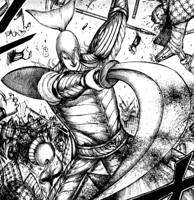 糸凌 しりょう はキングダムの女キャラで最強 大女副官は本能型