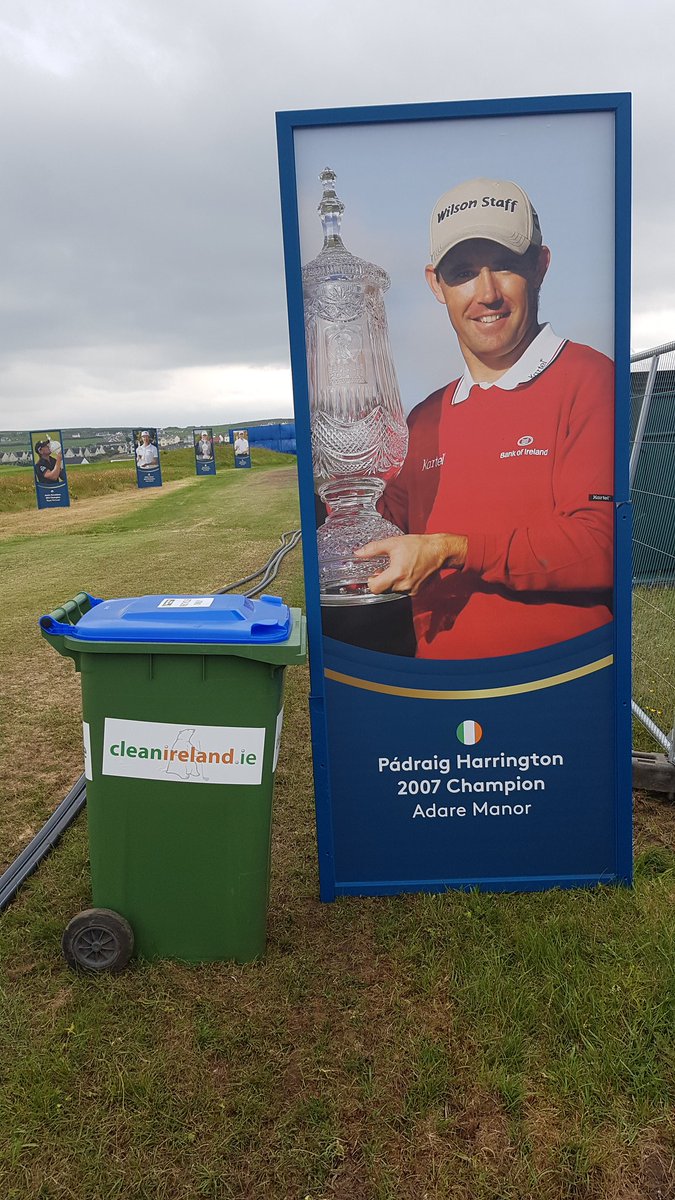 CleanIrlRecycle's tweet photo. Spot us out and about on the course @DDFIrishOpen in @LahinchGolfClub, make sure to "putt" your waste in the bins! #KeepLahinchCleanandGreen #DDFIrishOpen https://t.co/Lk02XAp5Lh