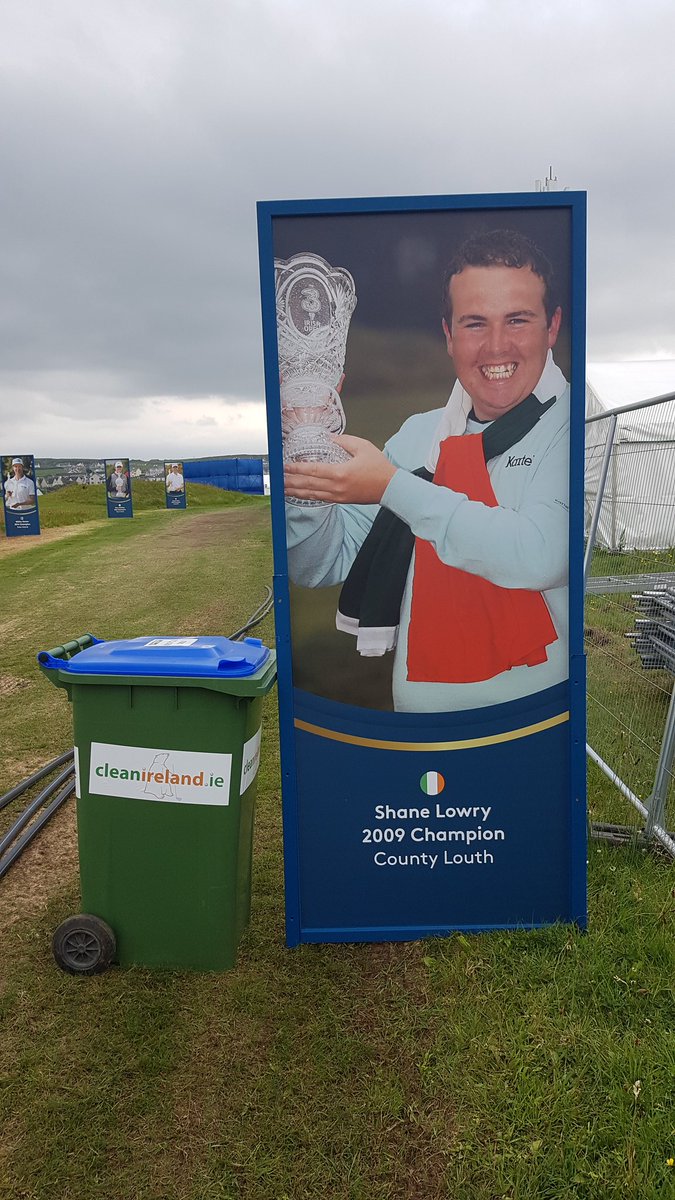 CleanIrlRecycle's tweet photo. Spot us out and about on the course @DDFIrishOpen in @LahinchGolfClub, make sure to "putt" your waste in the bins! #KeepLahinchCleanandGreen #DDFIrishOpen https://t.co/Lk02XAp5Lh
