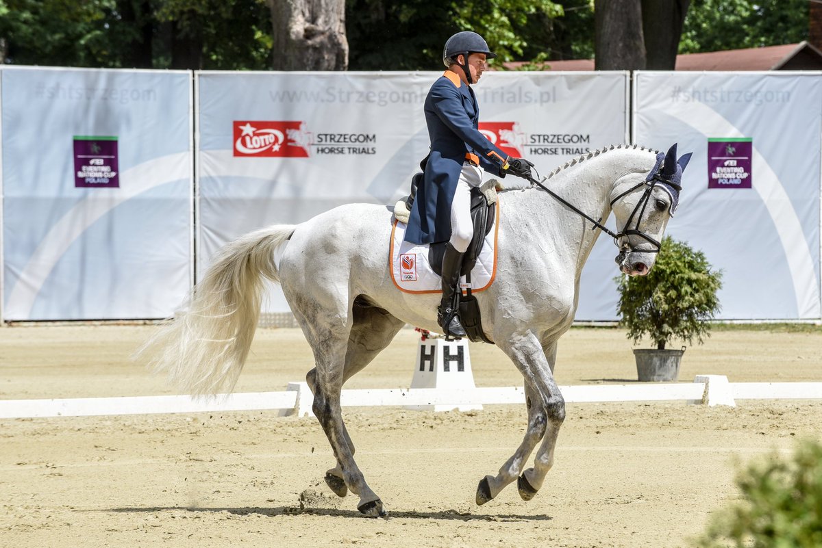 Rozpoczął się #LOTTO Strzegom  Horse🐎🐎🐎 Trials👍❗
ℹ WKKW, czyli Wszechstronny Konkurs Konia Wierzchowego składa się z trzech prób
➡️ ujeżdżania
➡️ crossu
➡️ skoków
ℹ #Strzegom jest organizatorem trzecich z siedmiu zawodów serii Pucharu Narodów w WKKW🐎2019👍 #GramyDlaSportu