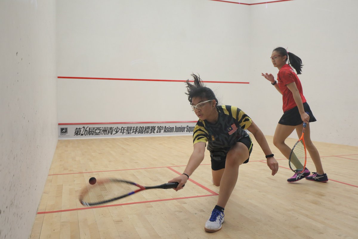 #asianjuniorchampionships2019 GU17 SF
Yee Xin Ying (MAS) bt Jessica Keng Jia Hui (MAS) 7, 6, (9), (6), 6