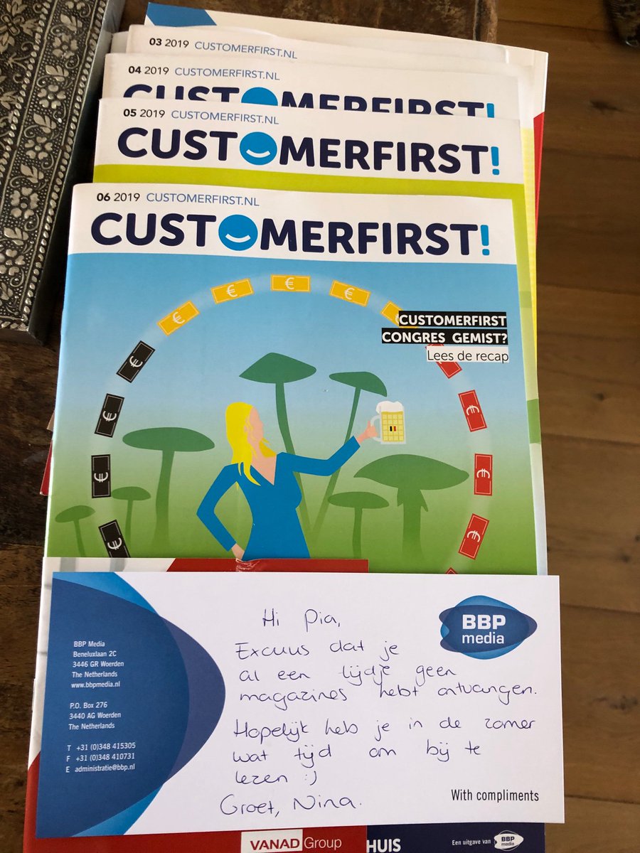 PiadeWijer's tweet image. #hightechhumantouch #personaltouch #customerexperience @CustomerFirstNL