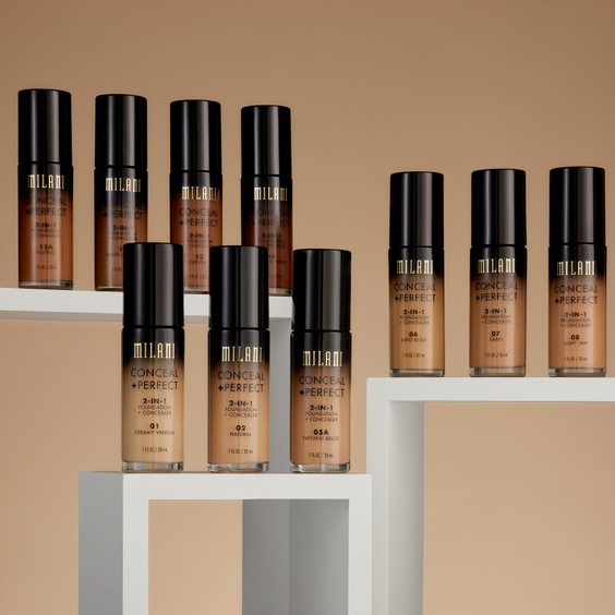 MilaniMakeupUK's tweet photo. ๐MILANI CONCEAL + PERFECT 2-IN-1 FOUNDATION + CONCEALER ๐ Which shade are you? ๐ #MilaniCosmeticsUk #MilaniCosmetics #Milani #MilaniMakeUp #MakeUp #Essentials #FaceMakeUp #MakeUpLook #MakeMpEssentials #MakeUpMustHaves #CrueltyFree #CrueltyFreeBeauty https://t.co/ddhbtxqVwC