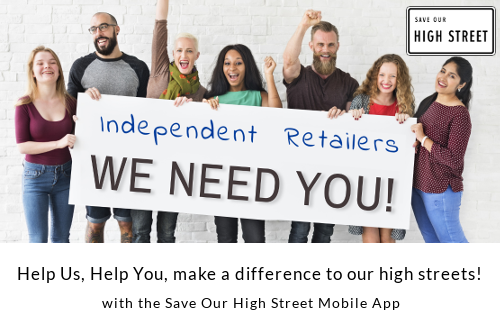 Are you an independent retailer? We need you to help us, help you, make our high streets great again. Find out how the Save Our High Street mobile app can help drive footfall back into your store. saveourhighstreet.co.uk/reach1000 #shoplocal #supportlocal #smallbizsatuk