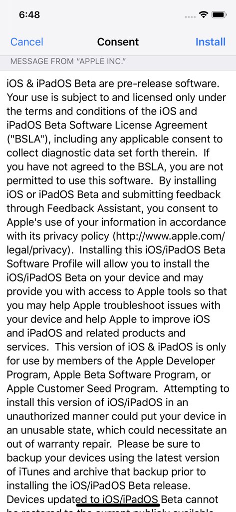 abenhezryl_'s tweet photo. Amacam..
On X On
iOS 13 Public Beta
#iOS13
#iOS13Beta
#iOS13publicbeta https://t.co/g6FYIJLlgJ