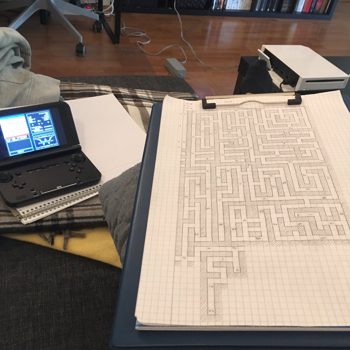 WinterDisa's tweet photo. Great entertainment with my mapping today 😎 go listen to @DragonQuestFM if you love DQ. Definitely recommended ☺️ #RPGGY #DoubleDungeons #21/22 #MoMaps https://t.co/B2JRgMS7R5