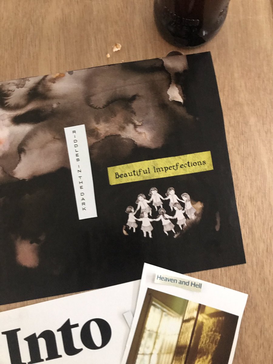 iAMiCreative's tweet photo. Creative evening with some lush humans for my workshop @thoughtfound exploring #typography #collage and a smither of #creativewriting #workshop #gateshead #newcastle #art https://t.co/7A2xyFkh7l