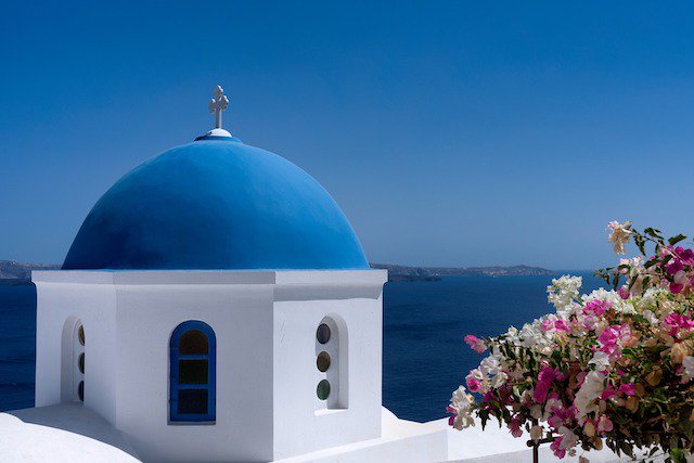 Visit the stunning #Greek island of #Santorini on a #GreeceYachtCharter