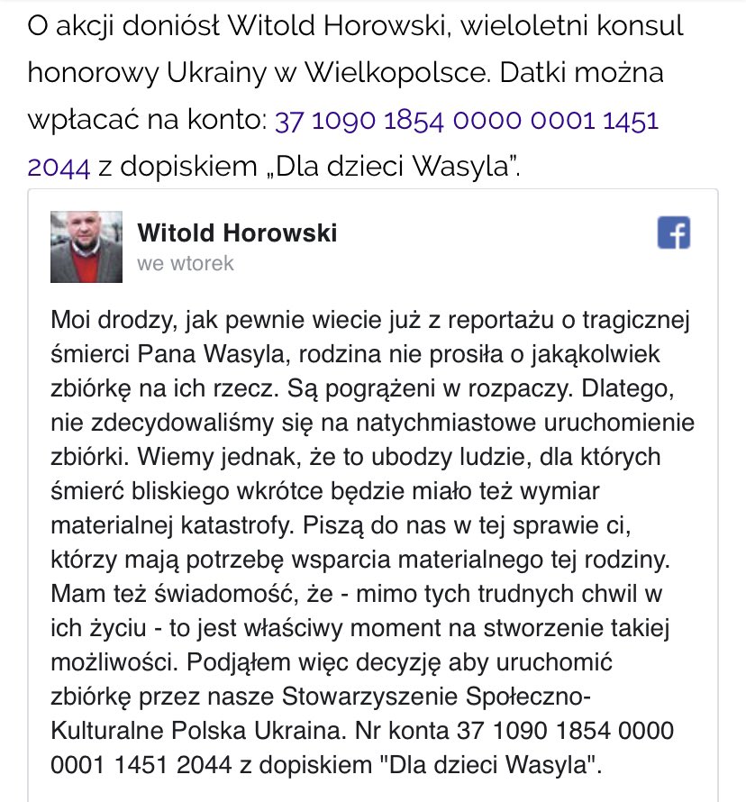 @damiantop @michaljadczak Wpłaciłem na podstawie wpisu z fejsa i artykułu