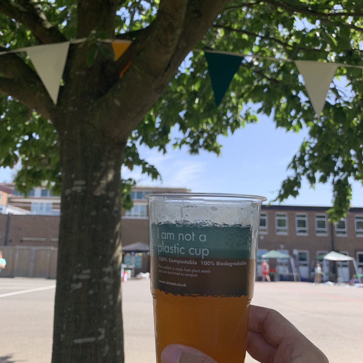 PinnerWood's tweet photo. Excellent Grapefruit IPA 🍺 from local brewing heroes @MadYankBrew at @PinnerWoodSch’s 80th birthday 🎂 party summer fair 🌞 https://t.co/6TZzOm4spY