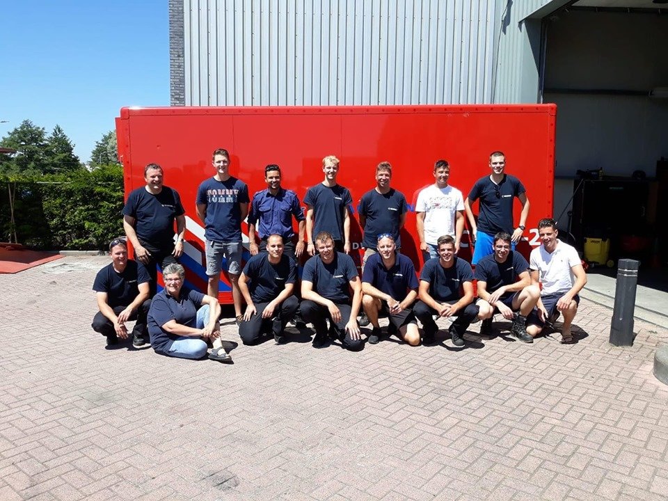 Gefeliciteerd, allemaal geslaagd voor de opleiding Manschap.