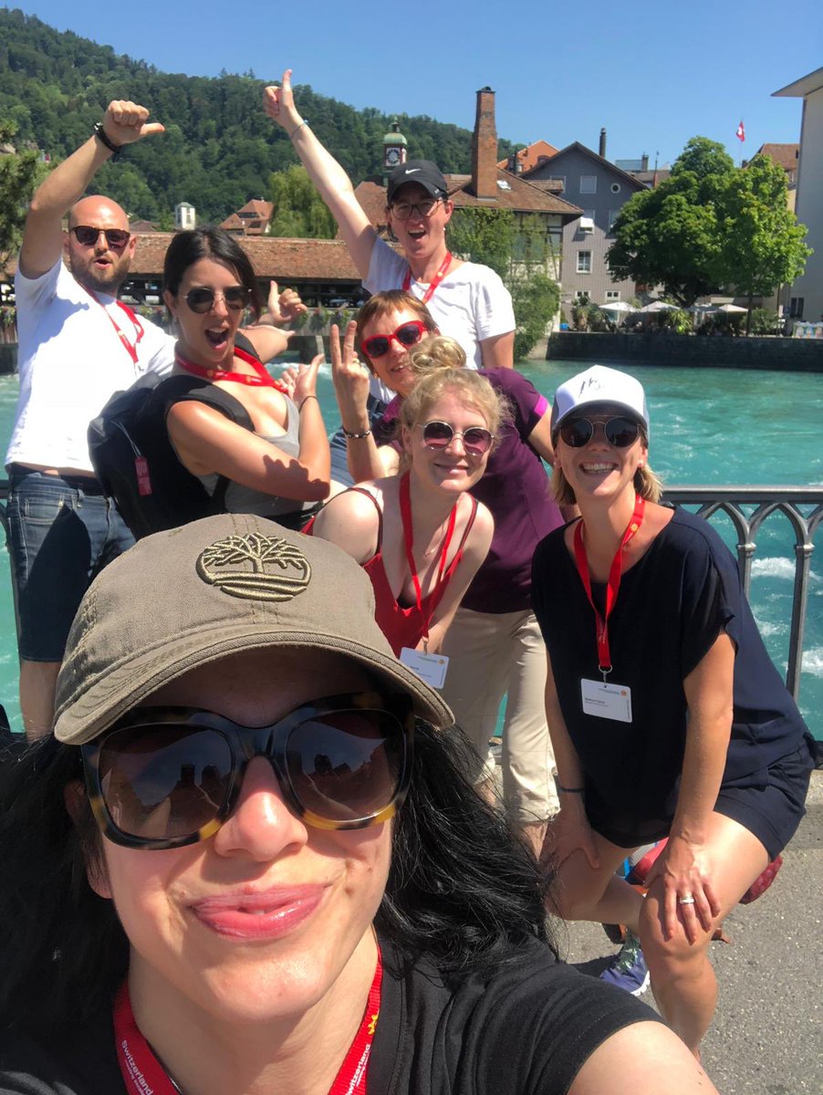 Team France in front of Mühleschleuse in Thun #Meetingtrophy ⁦@SCIB_hq⁩ ⁦<a href="/myinterlaken/">Interlaken</a>⁩
