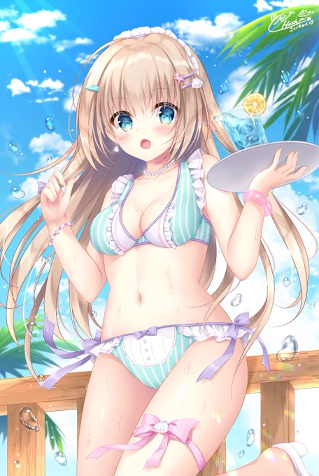 水着ウェイトレスちゃん!?? 
