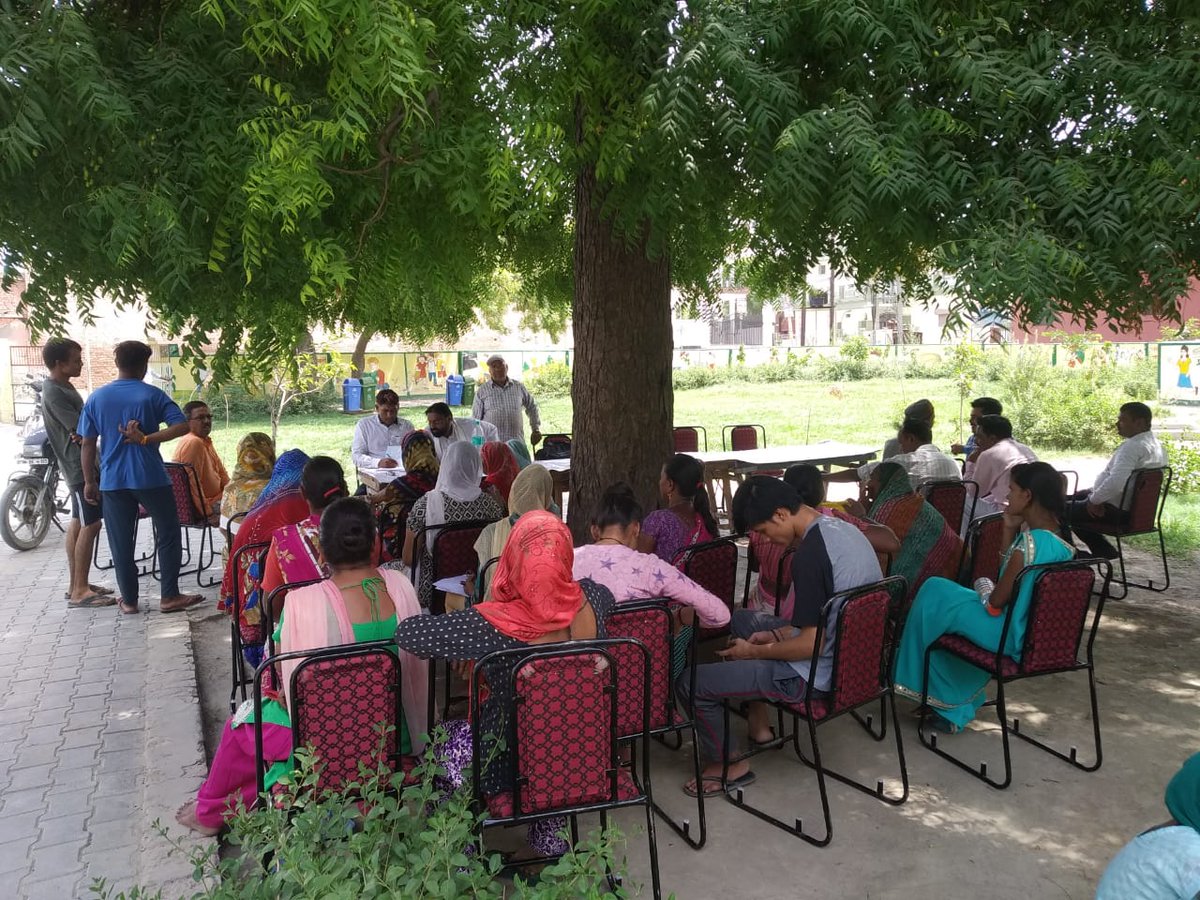 CdoGhaziabad's tweet photo. Directions issued  by  DM Ma'am @dm_ghaziabad  for organizing camp for selection of left out beneficiaries under  different schemes .Today  in 80 Gram Panchayat Camps were organised for the same . In remaining GPs it's  scheduled on 1st July. https://t.co/vTc0qHwfZb
