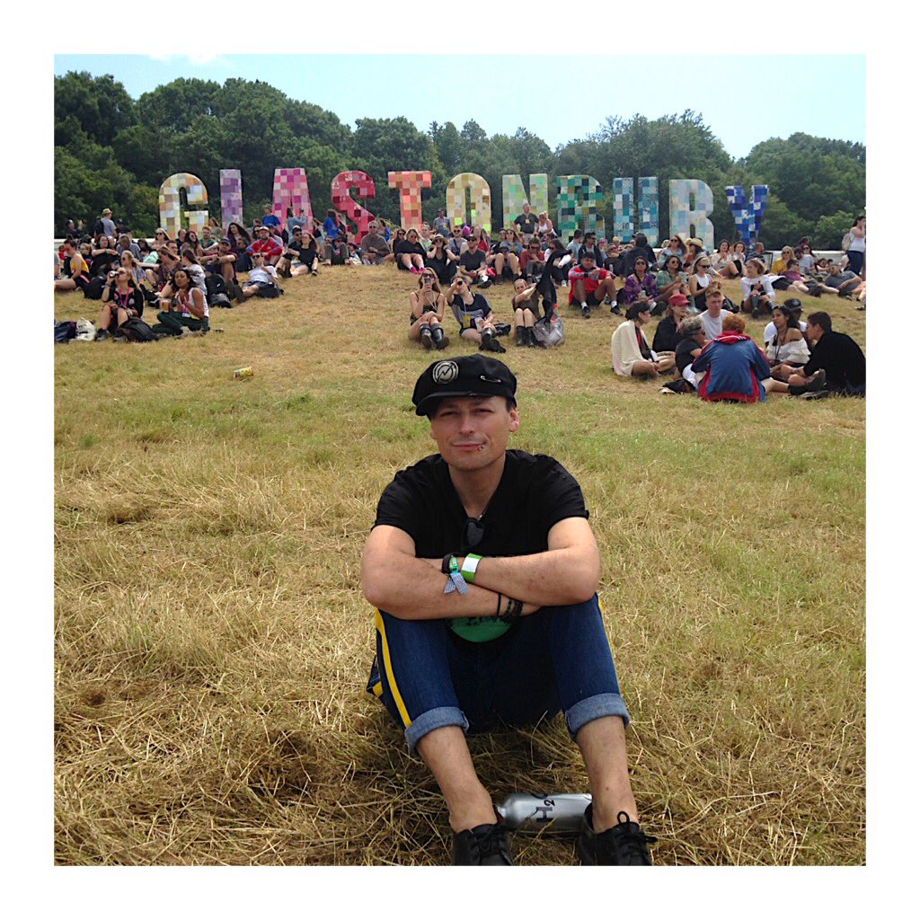 Glastonbury ready! 🖤 Playing Small World at 8:45pm today