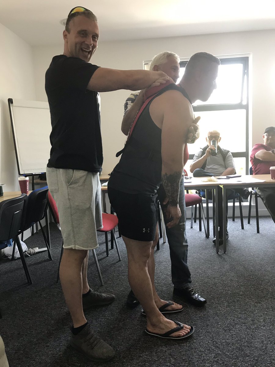 Daddycool102's tweet photo. Emergency first aid course today lol https://t.co/3N4SUI17Be