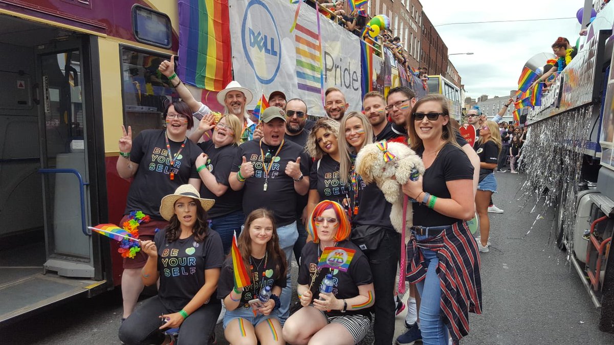 Happy Dublin Pride with Dell Technologies! #RainbowRevolution #DublinPride2019 #beyourself #cwdpride #dellemcpride #dellemc