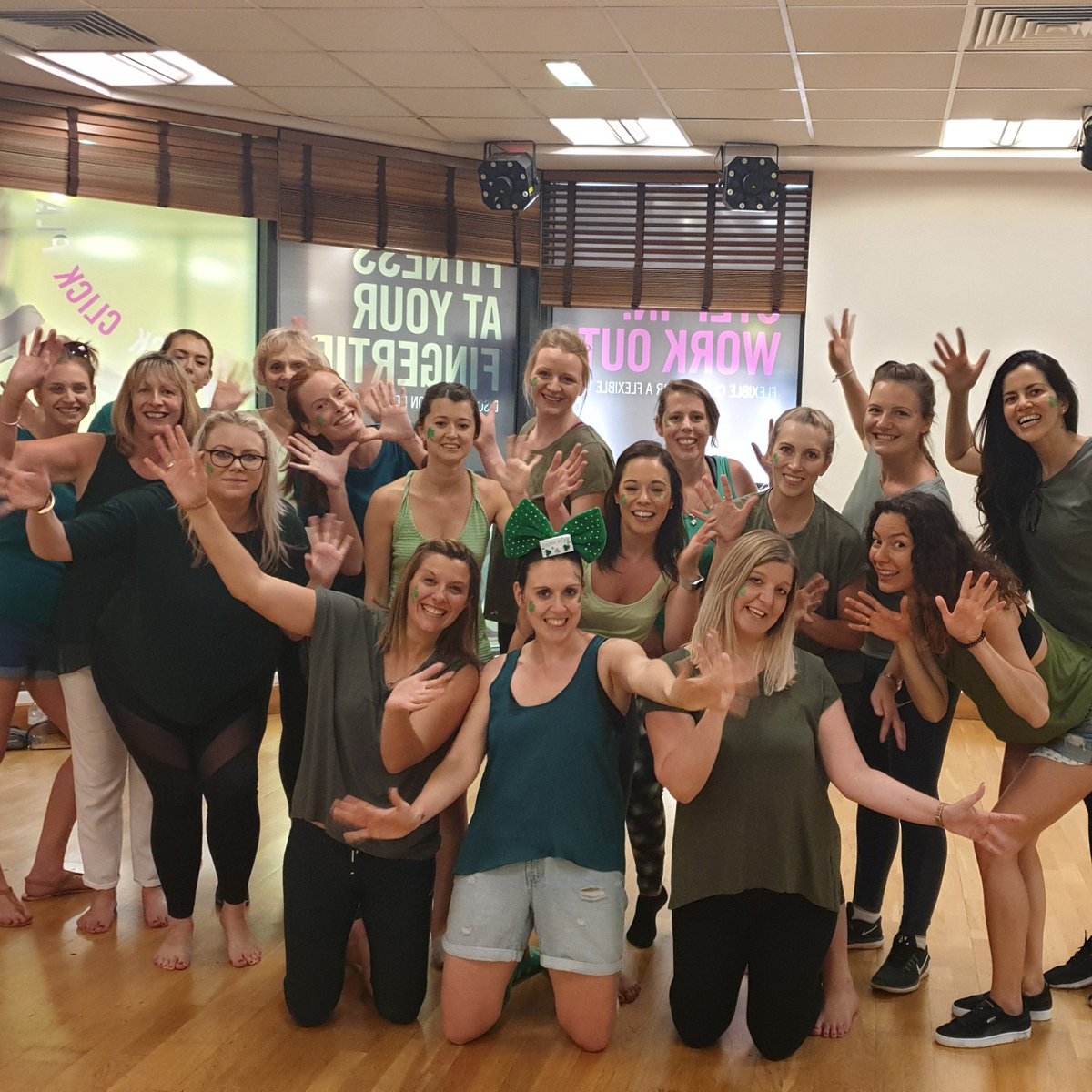 Check out these fabulous ladies at Kerry's #irishdance #henparty in #Leeds! Michael Flatley would be proud! <a href="/CheerleadingCo/">Cheerleading Company</a> #CheerCohens #Henpartyideas #dance #hen #luckoftheirish