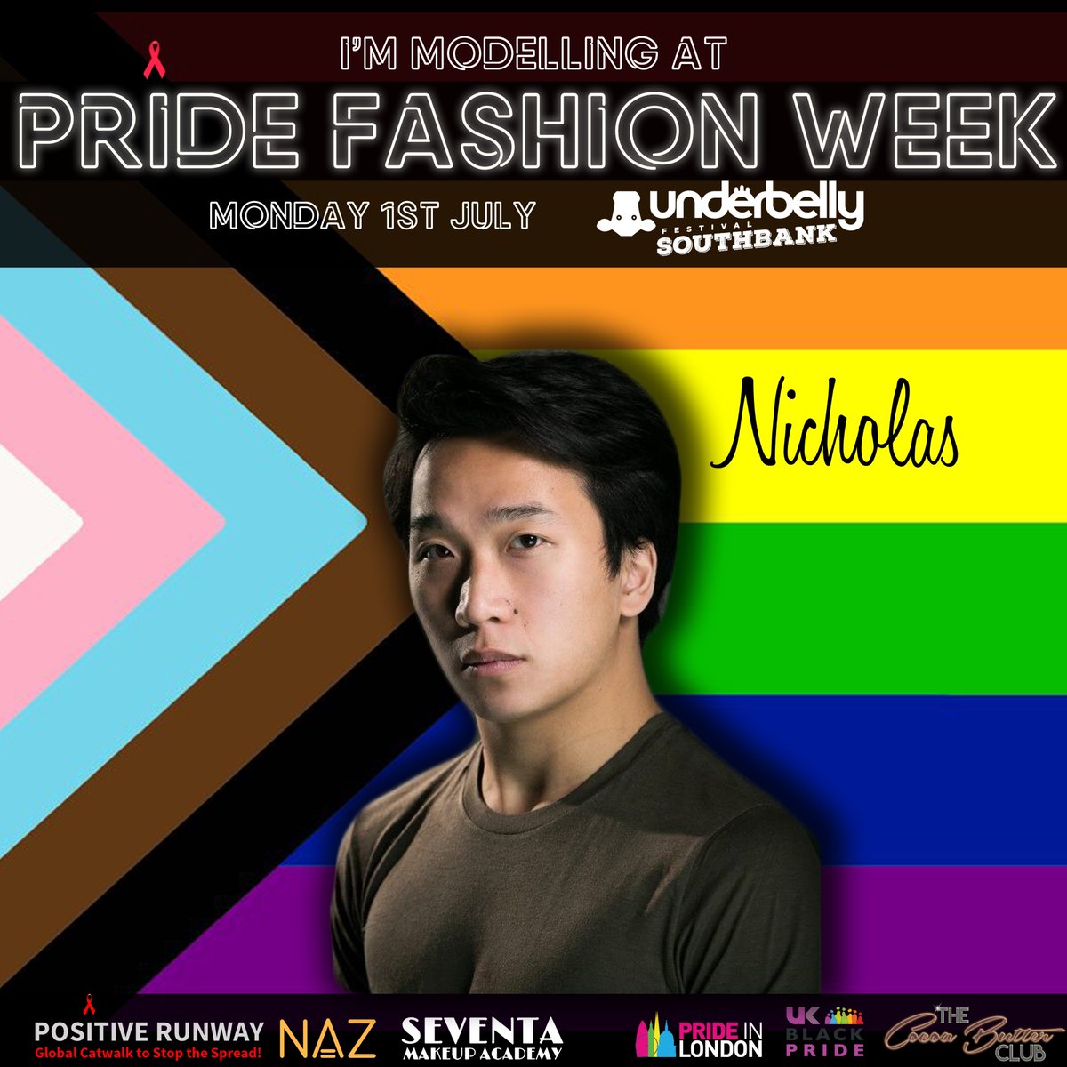 2 more sleeps until launch! 🌈

Here's more incredible models we can't wait to showcase ✨

Don't forget we're also raising funds to support the education of young women and boys in Africa, who are orphaned by HIV/AIDs 📚

bit.ly/2F6GfCq

#London #Pride #LGBTQoftwitter