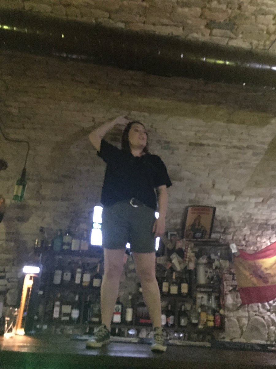 JanMeloun's tweet photo. https://t.co/GuABFJZC9D opening keynote on today’s @BSidesBA. Yes, we are at a bar, but its not wild... yet! #BSidesBA https://t.co/LDk3dfq9ku