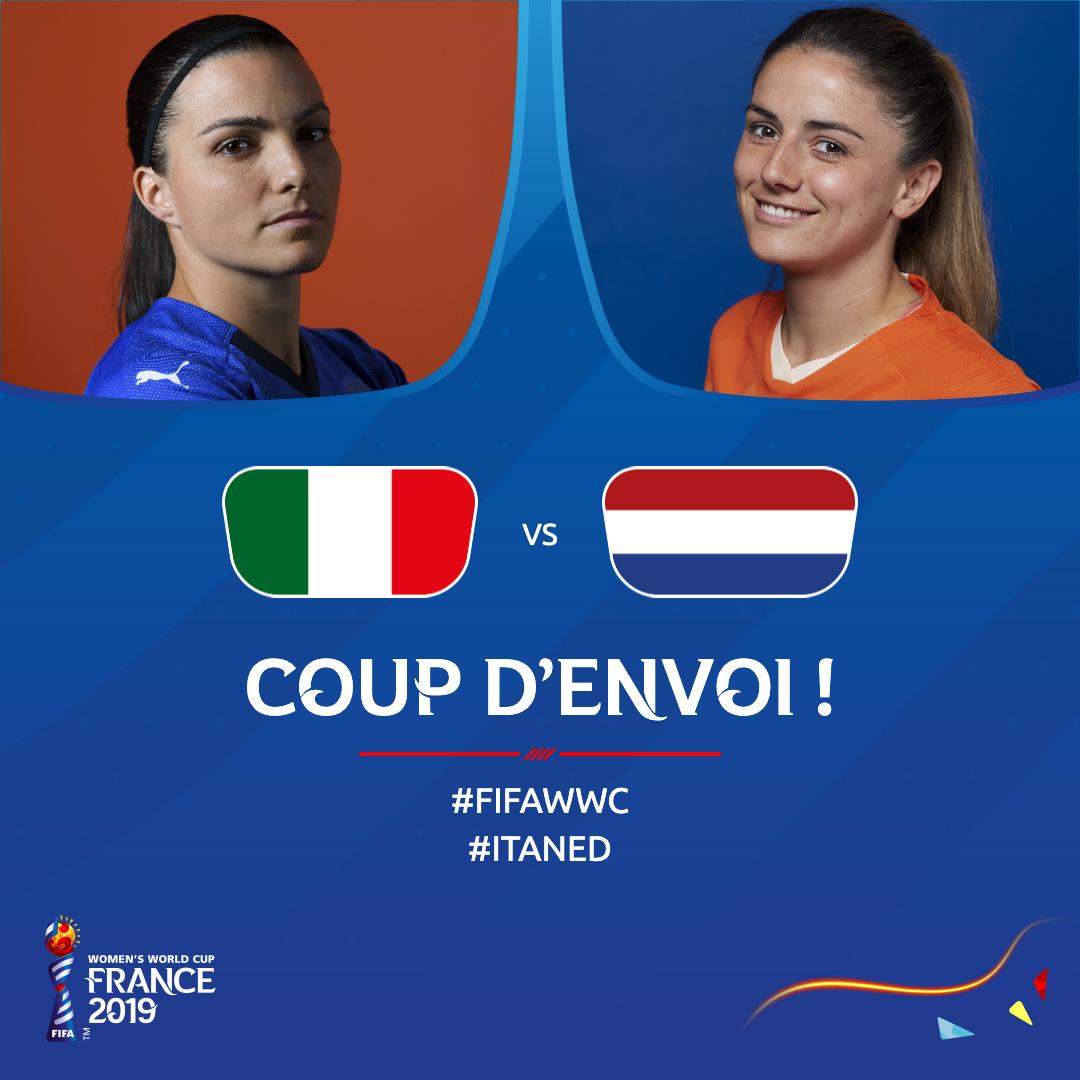 fifacom_fr's tweet photo. On est parti pour #ITANED ! 😀
L'une de ces deux équipes se qualifiera pour sa 1ère 1/2 finale de #FIFAWWC

#NED #ITA

Le Live Blog 👉 https://t.co/jXwI6biLu5 https://t.co/mmRHMSJ8t0